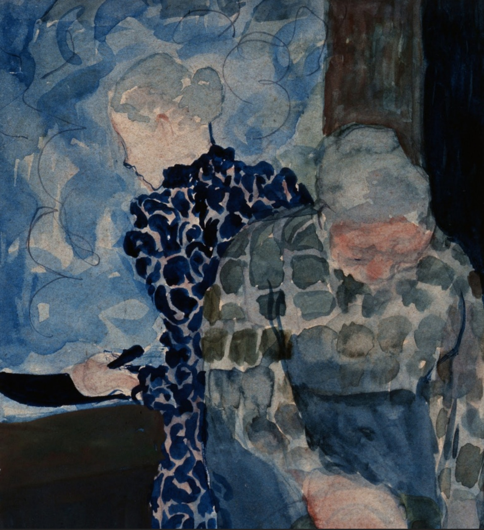vuillard - deux femmes en interieur 1892 Berkshire Museum