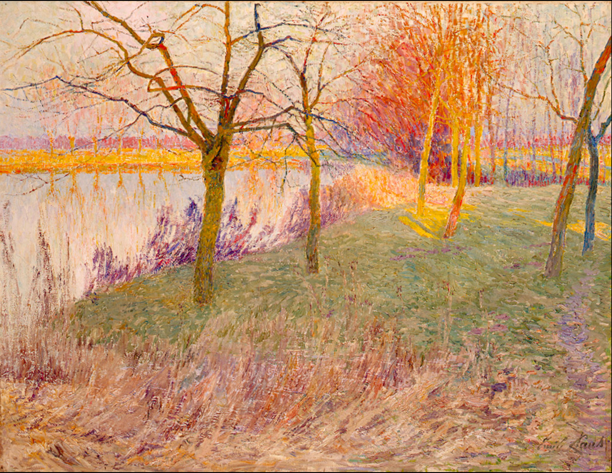 emile Claus_Winter Orchard OHARA MUSEUM of ART