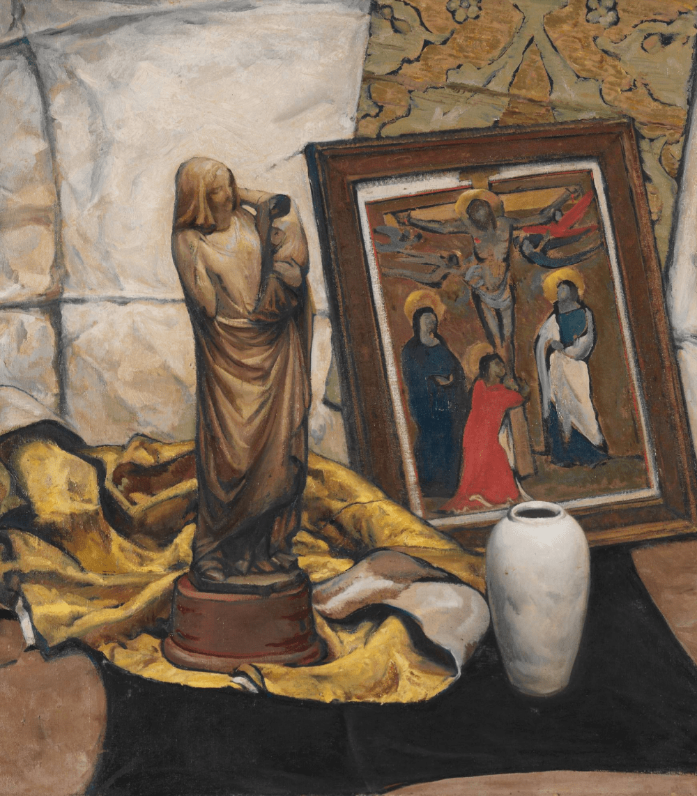 The Madonna of Ivory, 20th century by Henry Keller