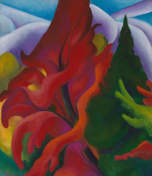 Georgia O’Keeffe: Trees in Autumn (1920-21) – At Sunnyside – Where ...