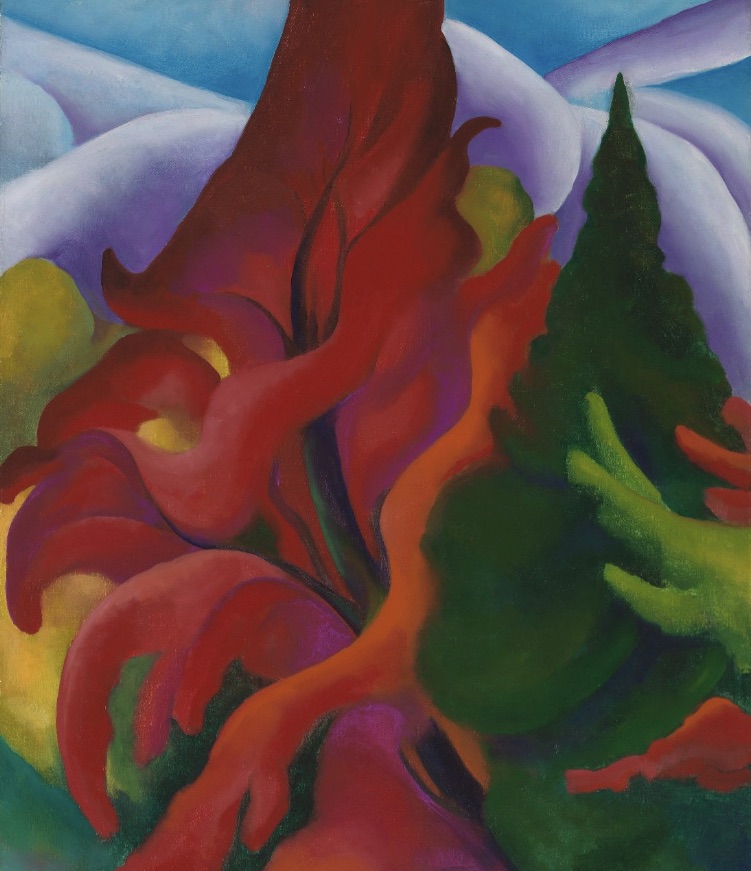 Georgia O’Keeffe: Trees in Autumn (1920-21) – At Sunnyside – Where ...